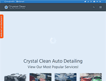Tablet Screenshot of crystalcleanautodetailing.com
